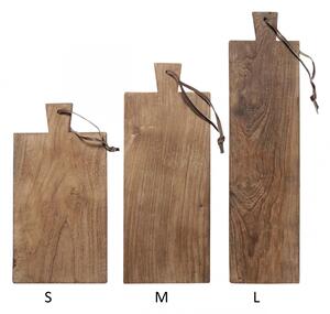 Dřevěné prkénko z teakového dřeva Natural Velikost L