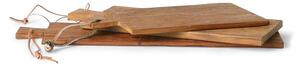 Dřevěné prkénko z teakového dřeva Natural Velikost M