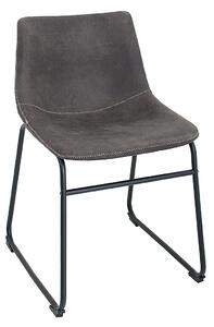 Stolička RANGO - vintage sivá