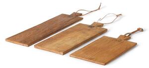 Dřevěné prkénko z teakového dřeva Natural Velikost S