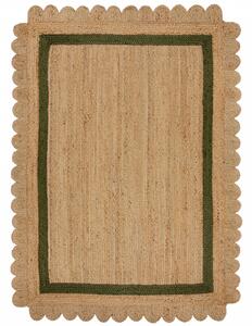 Hans Home | Kusový koberec Grace Jute Natural/Green - 160x230