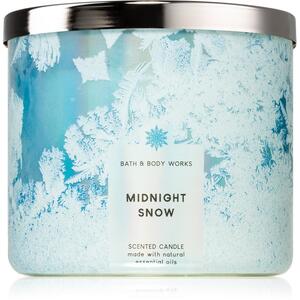 Bath & Body Works Midnight Snow vonná svíčka 411 g