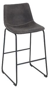 Barová stolička RANGO - vintage sivá