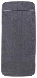 Plážové osušky 2 ks antracitové 75 x 200 cm textil 400 GSM