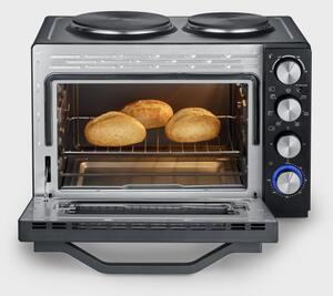 Severin TO 2074 - Horkovzd. trouba s grilem a s plotýnkami 2500W/230V 30 l černá