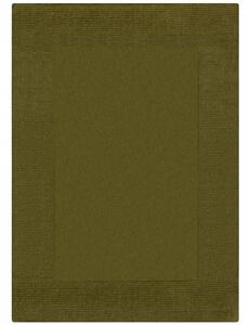Hans Home | Kusový ručně tkaný koberec Tuscany Textured Wool Border Green - 160x230
