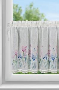 KRÁTKÁ ZÁCLONA NA PÁSCE DOLOREZ 150X60 CM KVĚTY