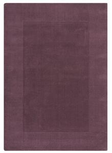 Hans Home | Kusový ručně tkaný koberec Tuscany Textured Wool Border Purple - 200x290