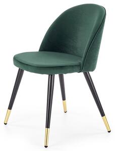 Jídelní židle SCK-315 zelená/černá