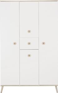ŠATNÍ SKŘÍŇ, bílá, barvy dubu, 125/202/55 cm Modern Living, Online Only