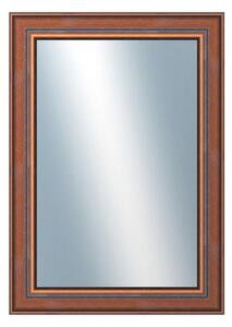 DANTIK - Zarámované zrcadlo - rozměr s rámem cca 50x70 cm z lišty ANGLIE hnědá (561)
