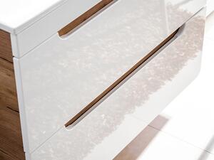 Koupelnová skříňka s umyvadlem ARUBA White U50/1 | 50 cm