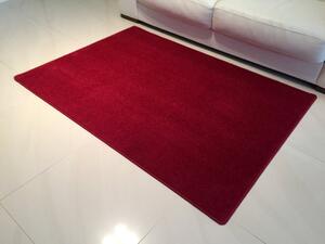 Kusový vínově červený koberec Eton 50x80 cm