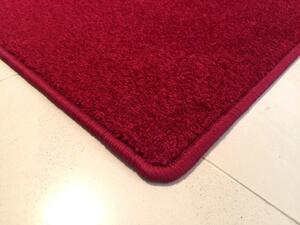Vopi | Kusový vínově červený koberec Eton - 200 x 200 cm