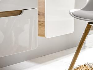 CMD COMAD - Koupelnová skříňka pod umyvadlo Aruba White 40x60x22 cm - dub/bílá