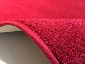 Kusový vínově červený koberec Eton 200x200 cm