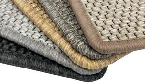 Vopi | Kusový koberec Nature tmavě béžová - 67 cm kulatý