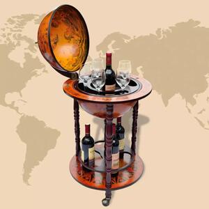 Globus bar Sento stojan na víno | dřevěný
