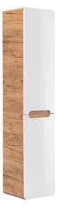 Koupelnová sestava ARUBA White Typ: Vysoká skříňka s košem na prádlo 804 - 170 x 35 x 35 cm