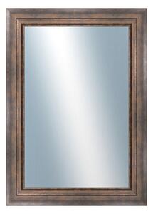 DANTIK - Zarámované zrcadlo - rozměr s rámem cca 50x70 cm z lišty TRITON široký měď antik (2951)