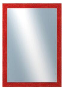 DANTIK - Zarámované zrcadlo - rozměr s rámem cca 50x70 cm z lišty RETRO červená (2534)