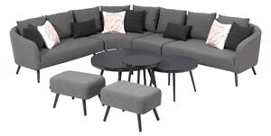 Doppler MELIA LIKA-TEX® zahradní sedací souprava šedá