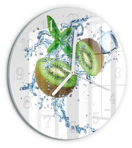 Skleněné hodiny na stěnu Kiwi zsob-fi30-00092931