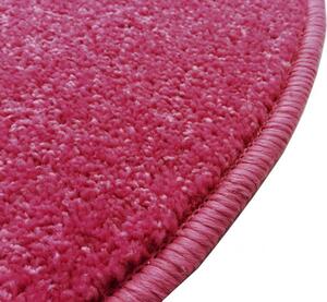 Eton růžový koberec kulatý Kruh Ø 400 cm