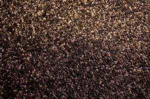 Kusový hnědý koberec Eton 200x200 cm