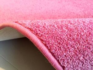 Eton růžový koberec kulatý Kruh Ø 400 cm