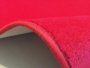 Kusový červený koberec Eton 80x150 cm