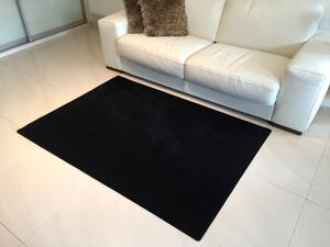 Vopi | Kusový černý koberec Eton - 120 x 160 cm