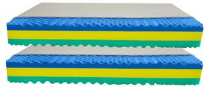 Bazyl.cz Matrace MEGA JAMBO 7zón 25CM AKCE 1+1 - 100x200cm