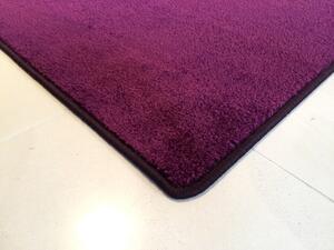 Vopi | Kusový fialový koberec Eton - 1 m2 bez obšití