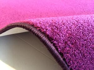 Kusový fialový koberec Eton 200x200 cm