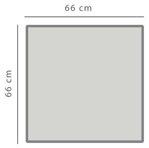 Taburet BOLZANO | 66x66 cm | bez úložného prostoru | VÝBĚR TKANIN