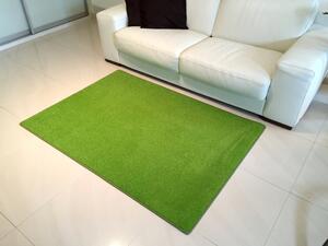 Vopi | Kusový zelený koberec Eton - 200 x 200 cm