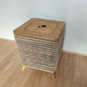Stolek z kartonu - taburet Cardboard stool