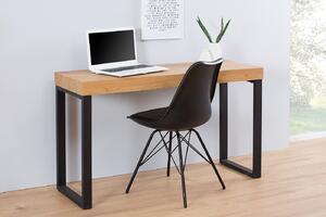 Písací stôl DELA 120 cm - čierna, prírodná