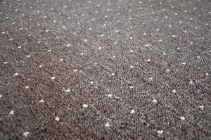 Vopi | Kusový koberec Udinese hnědý - 200 x 200 cm