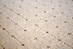 Vopi | Kusový koberec Udinese béžový - 1 m2 bez obšití