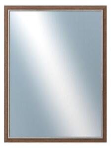 DANTIK - Zarámované zrcadlo - rozměr s rámem cca 60x80 cm z lišty TAIGA hnědá (3107)