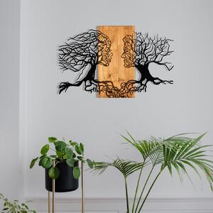 ASIR Nástěnná dekorace STROMY ŽIVOTA 92 cm kov, dřevo