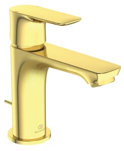 Ideal Standard Connect Air - Umyvadlová baterie SLIM s odtokovou garniturou, kartáčovaná zlatá A7007A2