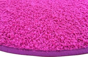 Vopi | Kusový koberec Color shaggy růžový - 140 x 200 cm
