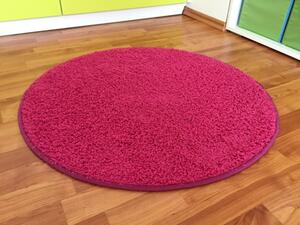 Vopi | Kusový koberec Color shaggy růžový - 60 x 60 cm