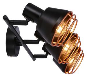 Bodové svítidlo NERIA 3xE14/40W/230V černá/měděná