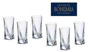 BOHEMIA QUADRO SKLENICE NA LIKÉR 50ML SADA 6 KS