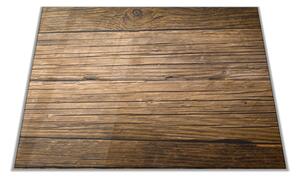 Skleněné prkénko pozadí staré dřevo - 30x20cm