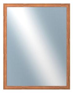 DANTIK - Zarámované zrcadlo - rozměr s rámem cca 70x90 cm z lišty LYON hnědá (2750)
